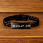 Gifts for Mom Best Mom Ever Mom Christmas Unique Interlaced Leather Bracelet Gifts from Men
