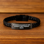 Interior Designer Gifts Unique Interlaced Leather Bracelet for Men Women Friends Family Christmas