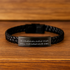 Maintenance Worker Keepsake Leather Bracelet for Him Birthday Gift - Image 2