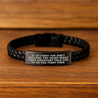 Funny Gift for Assistant - Interlaced Leather Bracelet Gifts from Friends to Assistant on Christmas