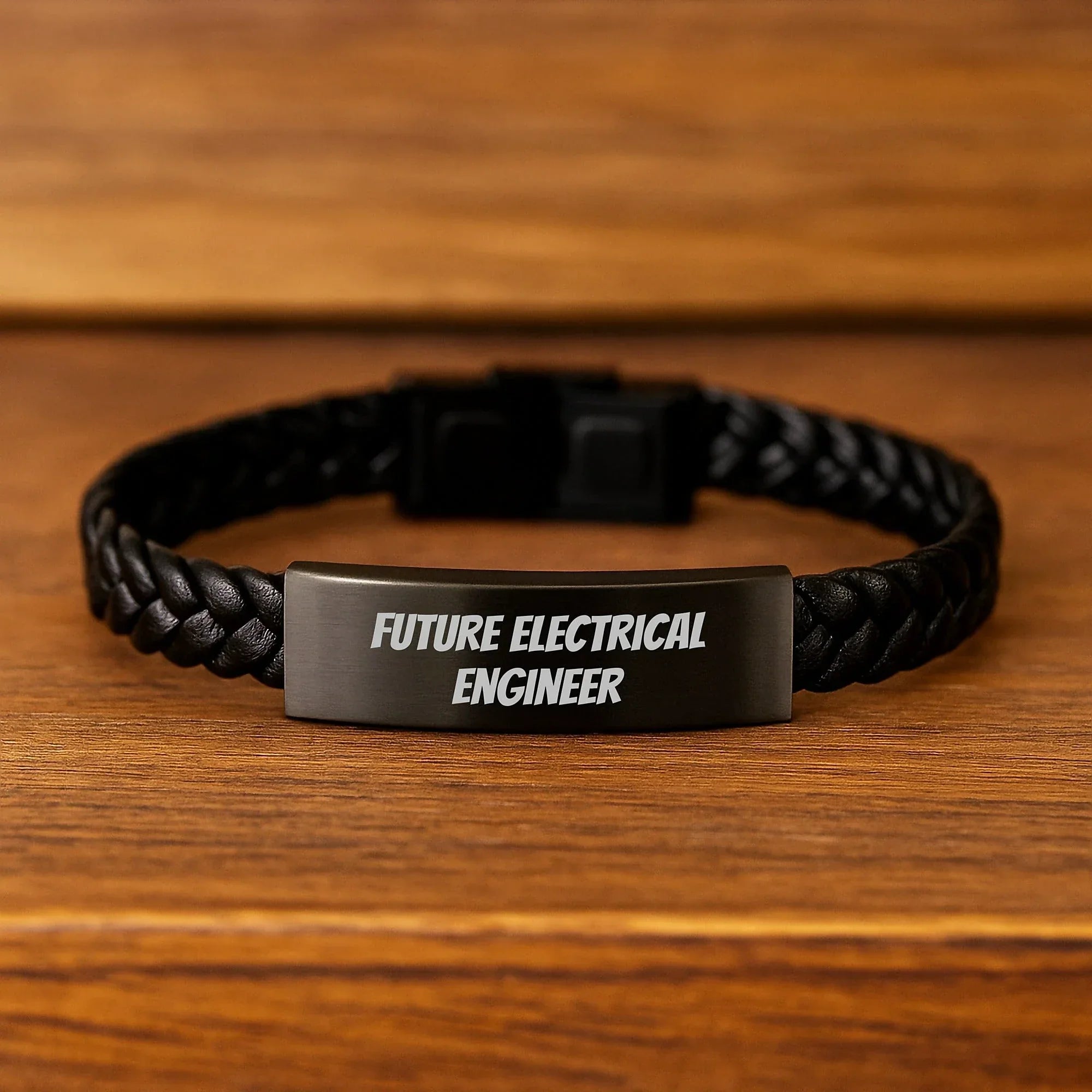 Funny Inspirational Gifts for Future Electrical Engineer Interlaced Leather Bracelet Men Friends Family Coworkers from Electrical Engineer