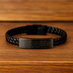 Funny Machinist Gifts from Friends - Interlaced Leather Bracelet for Machinist Men - Caution: I'm A Retired Machinist. I Have Stories And All Days To Talk.