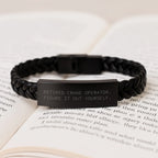 Funny Crane Operator Gifts from Men, Inspirational Interlaced Leather Bracelet for Crane Operator Friends, Christmas Unique Presents