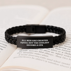Witty Cpa Interlaced Leather Bracelet Novelty for Friends Birthday Gift - Image 3
