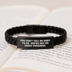 Funny Great Pyrenees Dog Interlaced Leather Wraps Gifts for Men from Family Birthday Unique Gifts