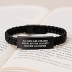 Birthday Gift Interlaced Leather Bracelet for Her Present Umpire - Image 3
