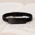 Funny Attendant Gifts, Interlaced Leather Bracelet for Attendant, Gifts from Men to Attendant on Mother's Day - Attendant Explains Why I'm Right - Image 3