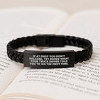 Encouraging Truck Driver Gifts from Friends for Graduation - Funny Interlaced Leather Bracelet