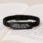Funny Supervisor Quotes Interlaced Leather Bracelet Gifts from Men to Coworkers Christmas Unique Presents