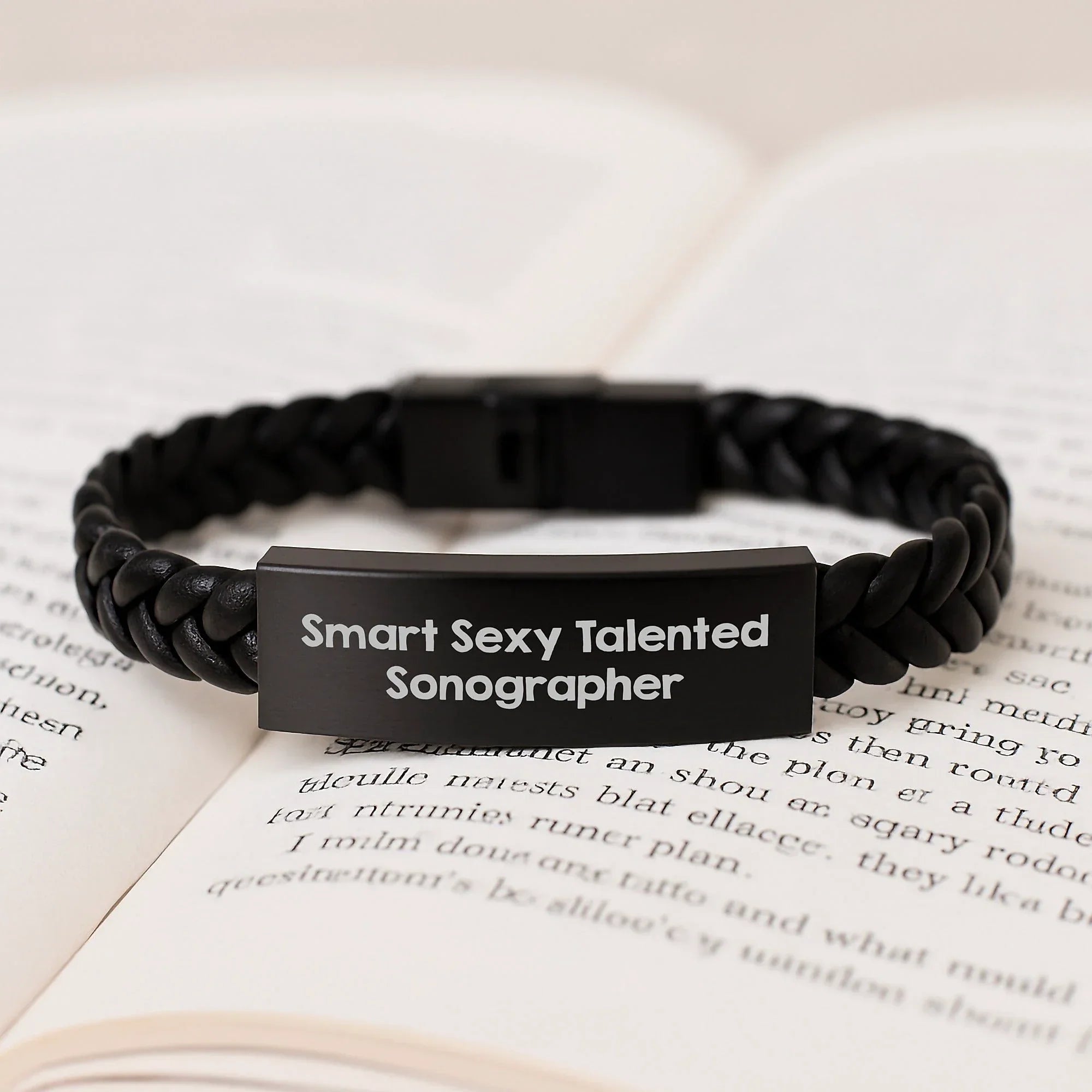 Inspirational Sonographer Gifts from Friends for Graduation Unique Interlaced Leather Brac