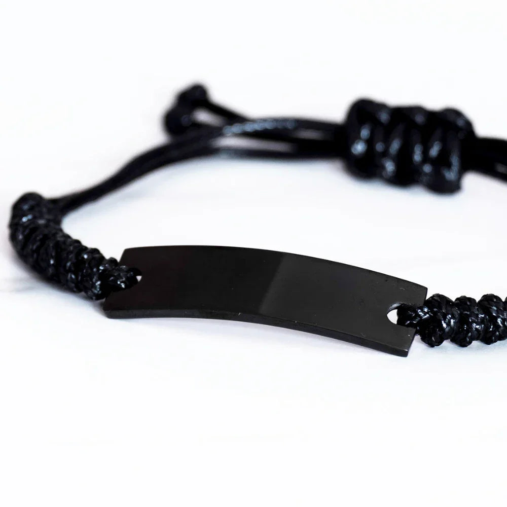 Funny Bullmastiff Dog Rope Bracelet – “All I Care About Is My Bullmastiff Dog & Maybe Three People” – Adjustable Pet Lover Gift