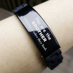 Brother Black Glidelock Clasp Bracelet, Everyone wishes they had, Inspirational Birthday Christmas Unique Gifts For Brother