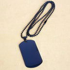 Brother-In-Law Engraved Black Dog Tag Necklace Remember, you will never lose. You will either WIN or LEARN, Birthday Christmas Gifts Ideas