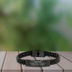 Brother Long Distance Relationship No matter the miles that separate us, Our Bond Remains Unbreakable Braided Leather Bracelet Birthday Graduation Christmas Unique Gifts