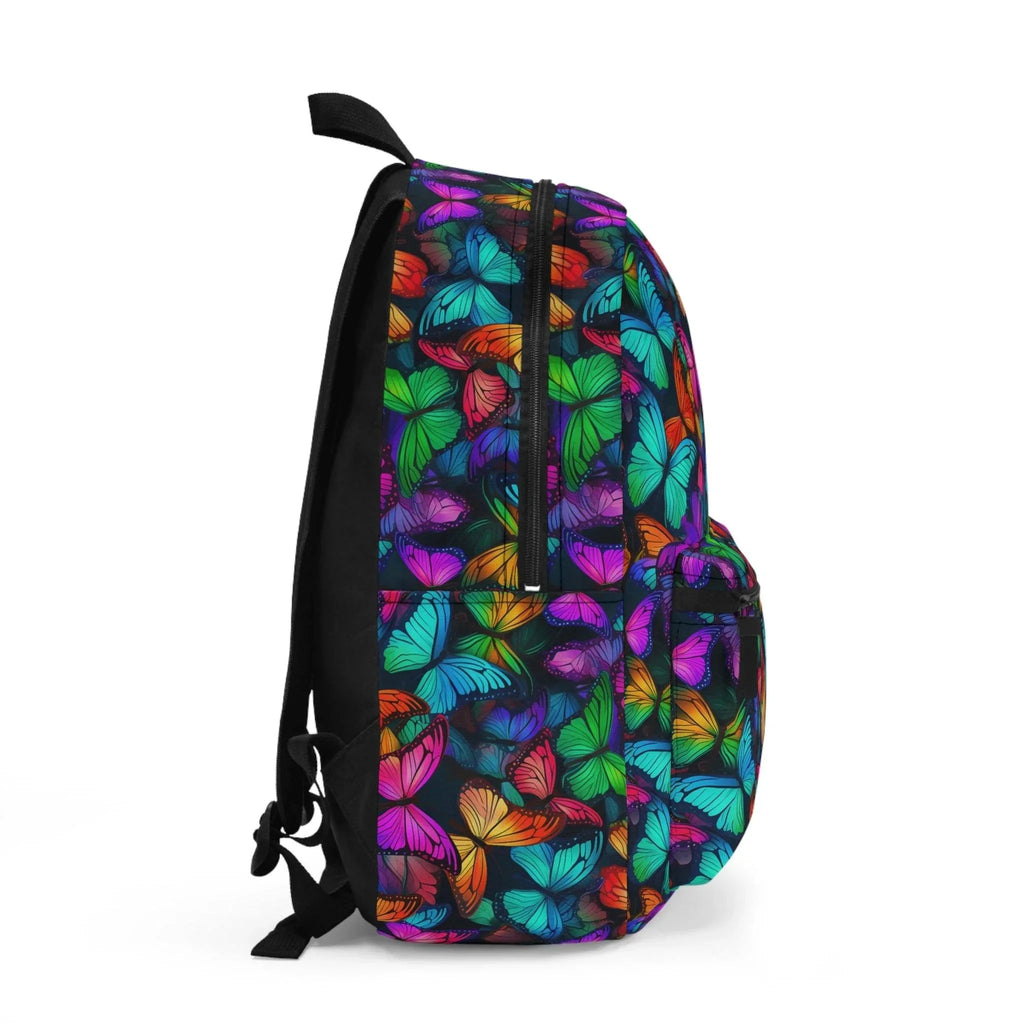 Butterfly Print Backpack – Vibrant Colorful Backpack for School, Travel & Everyday – Lightweight, Waterproof & Stylish