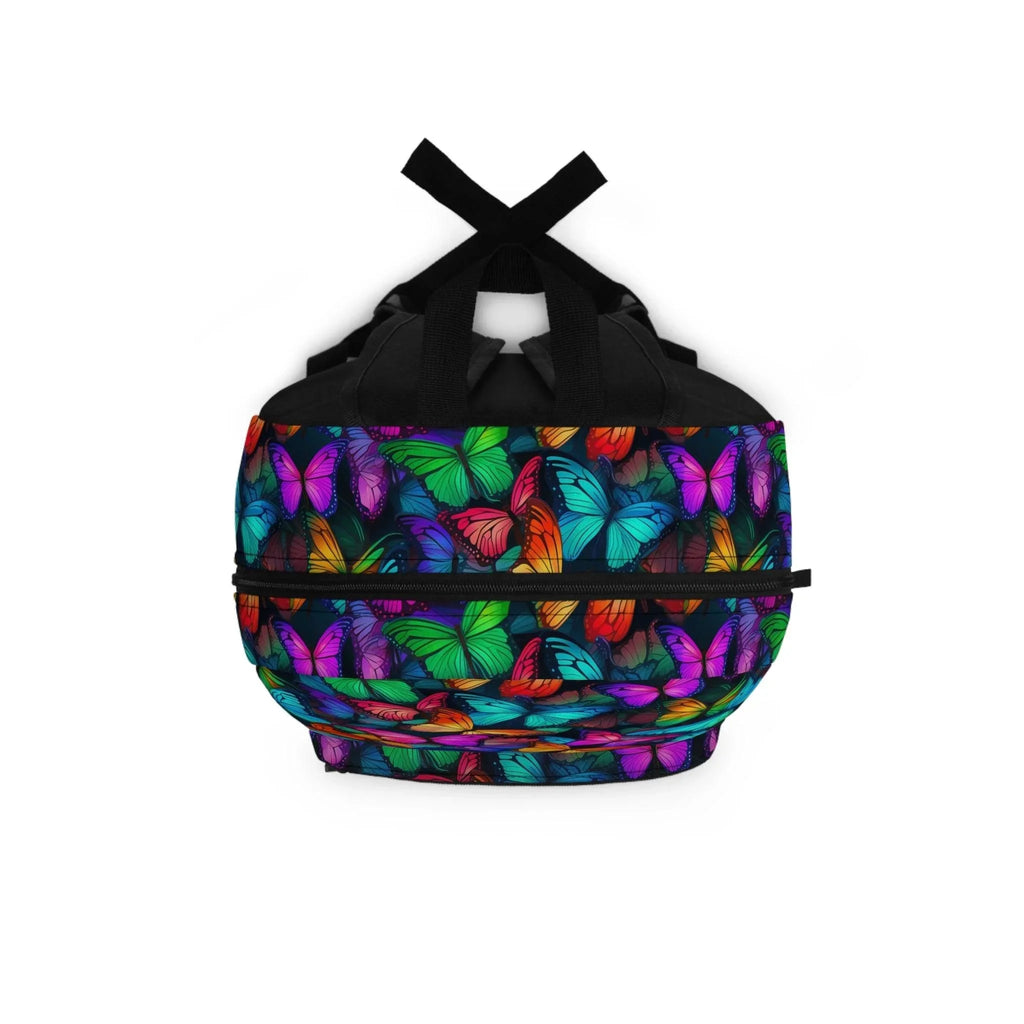 Butterfly Print Backpack – Vibrant Colorful Backpack for School, Travel & Everyday – Lightweight, Waterproof & Stylish