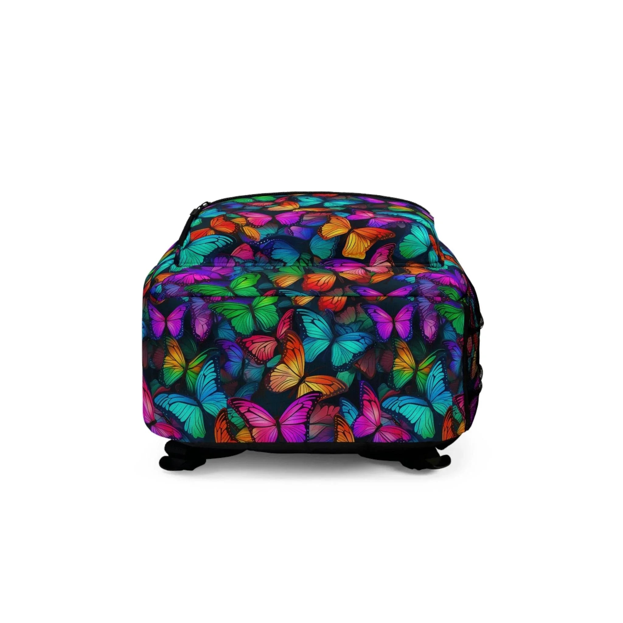 Butterfly Print Backpack – Vibrant Colorful Backpack for School, Travel & Everyday – Lightweight, Waterproof & Stylish