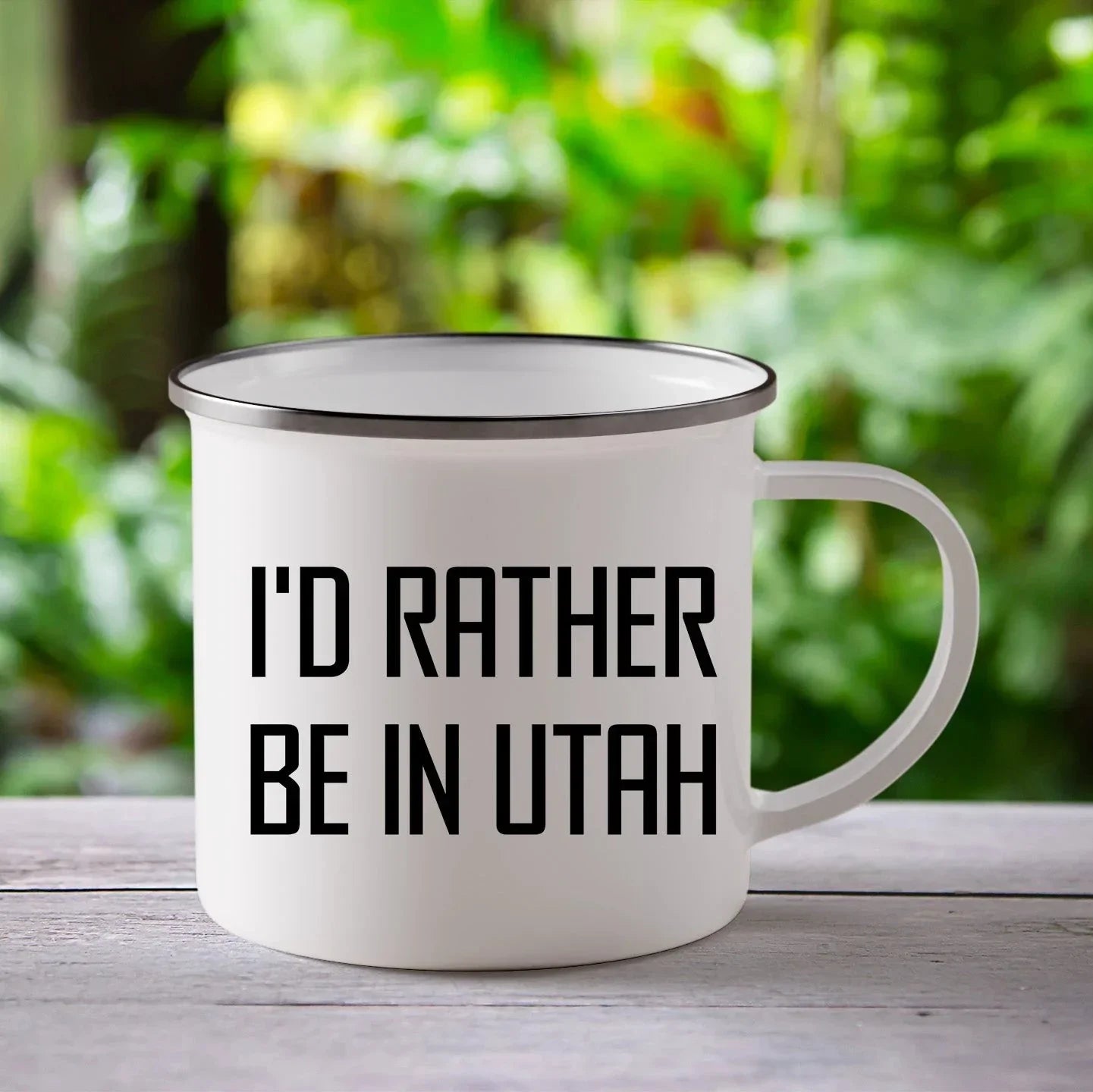 Utah Camping Mug, I'd Rather Be In Utah, Funny Quote, Mother's Day Unique Gift for Women, Gifts from Friends