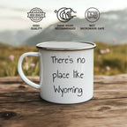 Wyoming Love Camping Mug - There's No Place Like Wyoming