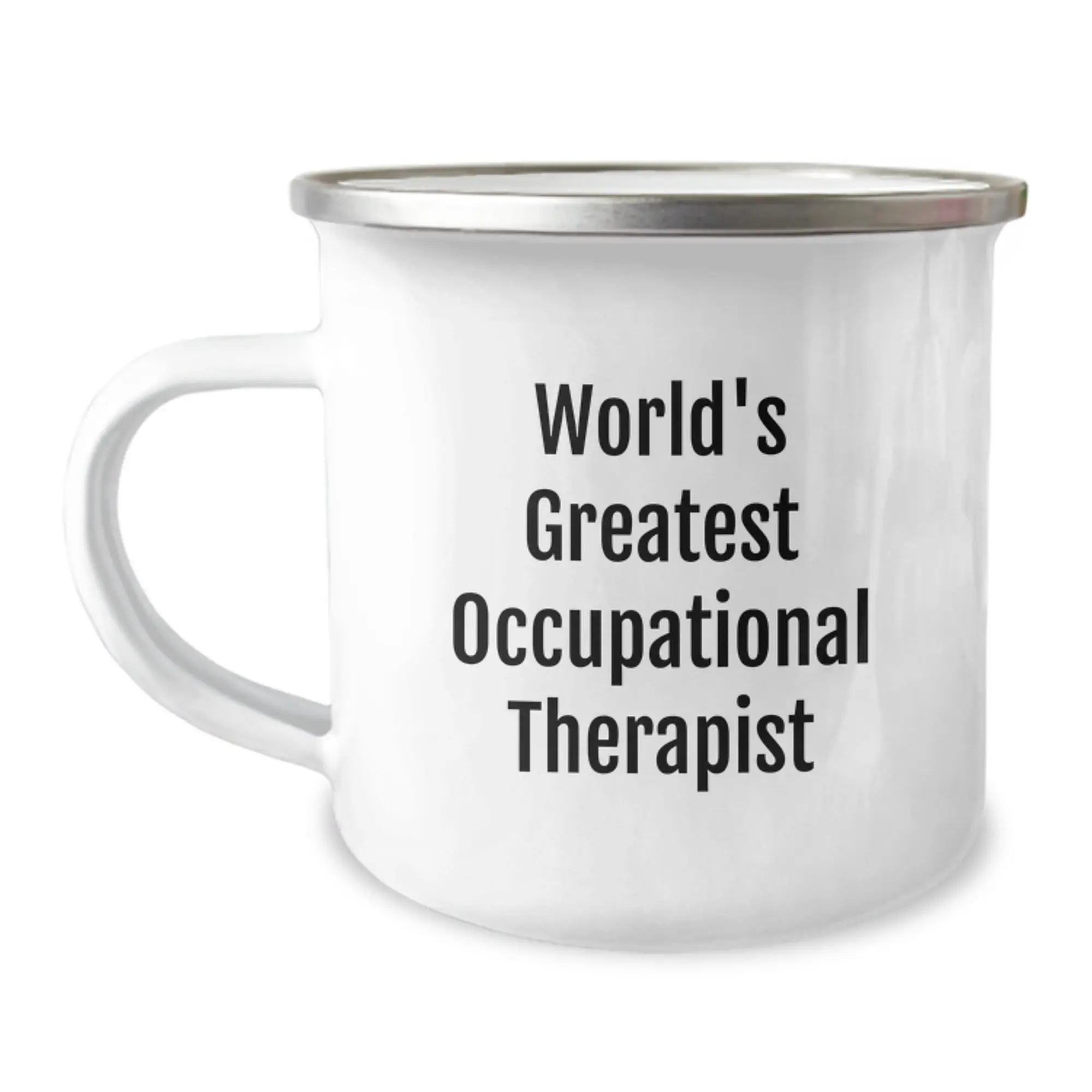 Funny Occupational Therapist Gifts - 'World's Greatest' Camping Mug for Birthday - Unique Gifts from Friends to Occupational Therapist, Men, Women, or Family - Image 1