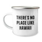 Aloha from Hawaii Gifts for Men and Women, Funny Camping Mug, There's No Place Like Hawaii Christmas Unique Gifts, Gifts from Family and Friends