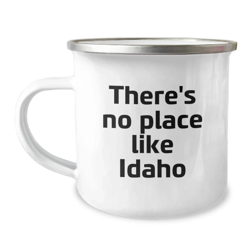 Unique Idaho Camping Mugs for Men, Funny Gifts from Friends, Inspirational Idaho State Quirks