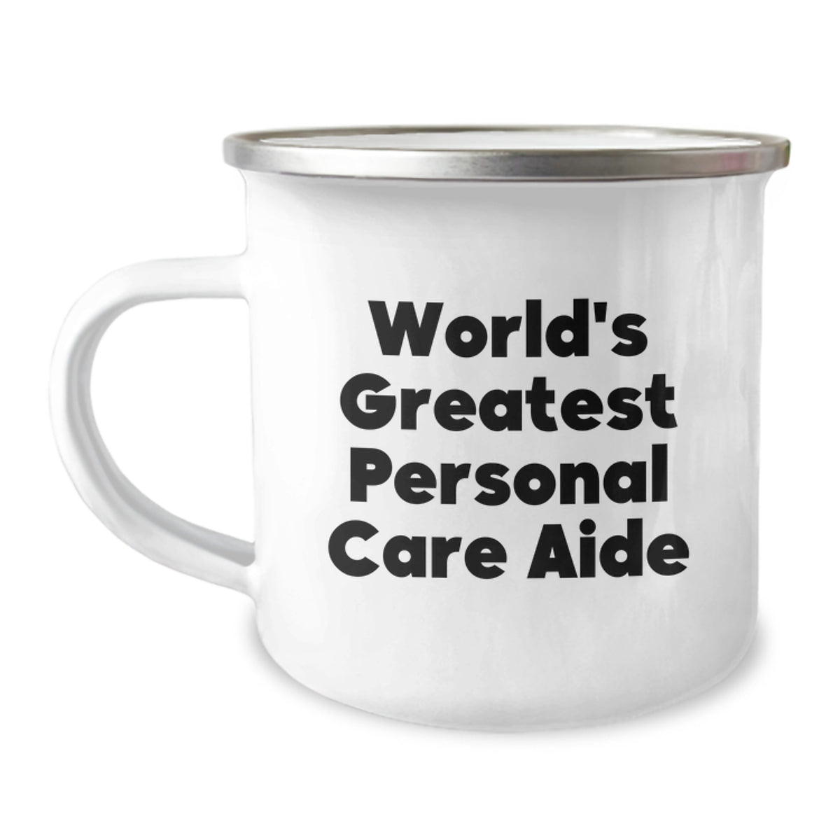 Personal Care Aide Gift for Him - World's Greatest Keepsake Camping Mug - Image 1