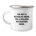 Funny Golden Retriever Mom Camping Mug Gifts for Dog Lovers Birthday Unique Presents from Friends Family