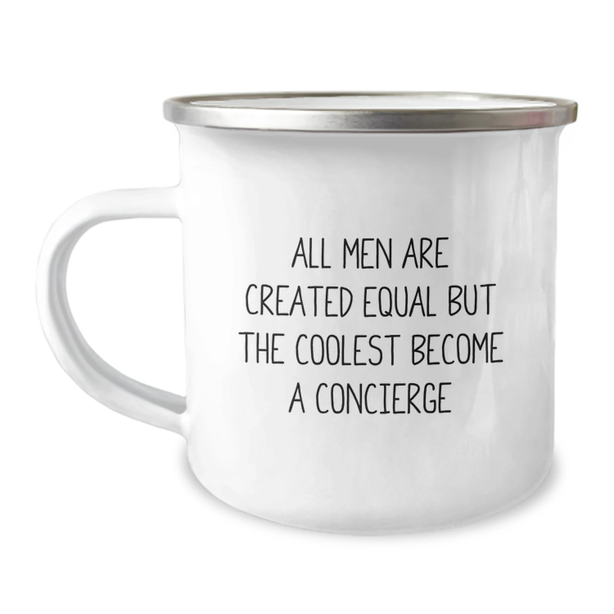 Concierge Gifts for Men, Funny Camping Mug, Valentine's Unique Gifts from Men, Camping Mug for Concierge - Image 1