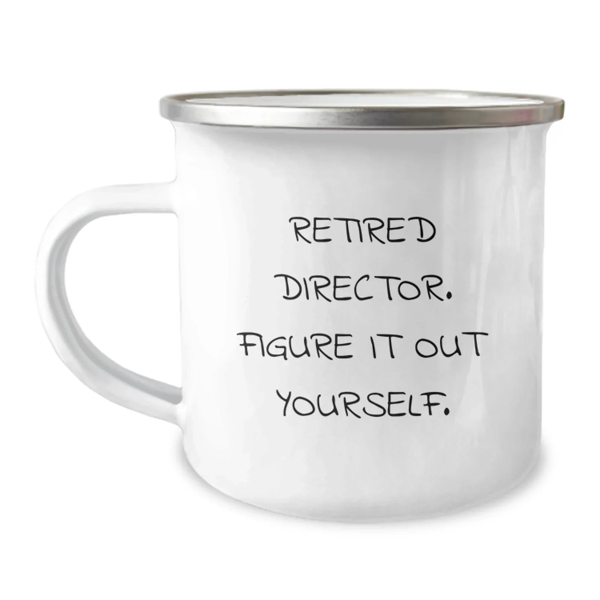 Funny Gifts from Friends for a Retired Director, Camping Mug - Director Quote, Christmas Unique Gifts
