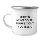 Funny Mixologist Gifts for Men Camping Mug - Graduation Unique Gifts from Friends or Family - Image 1