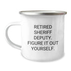 Funny Sheriff Deputy Gifts for Christmas Unique Mugs - Gifts from Men to Sheriff Deputy Friends