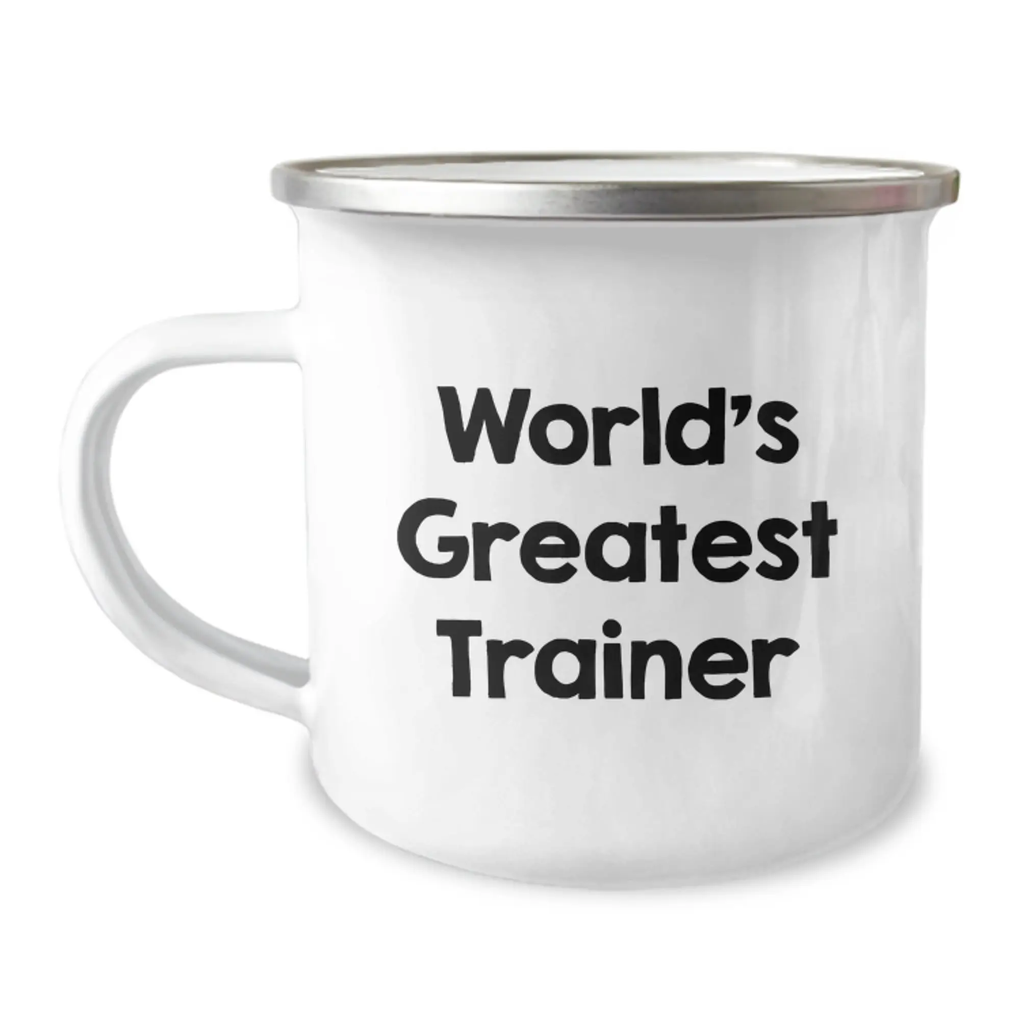 Funny Inspirational Quotes Gifts from Friends, Trainers, Men, Women, Family, for Men, Women, Trainers, Birthdays, Camping Mugs World's Greatest Trainer - Image 1