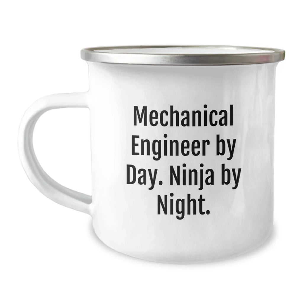 Mechanical Engineer Humor Gifts from Men to Friends - Camping Mug for Christmas Unique Presents