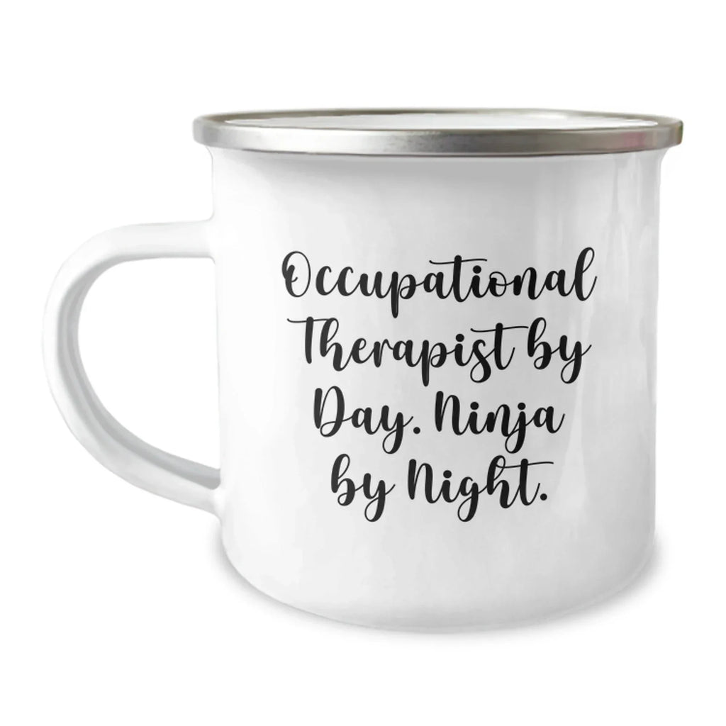 Funny Occupational Therapist Gifts from Friends - Occupational Therapist Camping Mug, Christmas Unique Gifts for Occupational Therapist