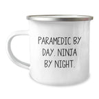 Funny Rescue Worker Gifts for Men Rescue Worker By Day. Ninja By Night. Christmas Unique Mugs for Coffee Lovers