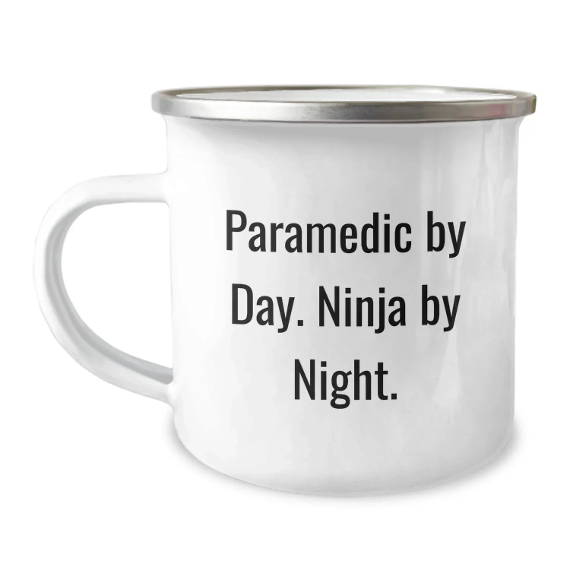 Rescue Worker Gifts for Men Funny Camping Mug Rescue Worker By Day Ninja By Night Christmas Memorable Presents
