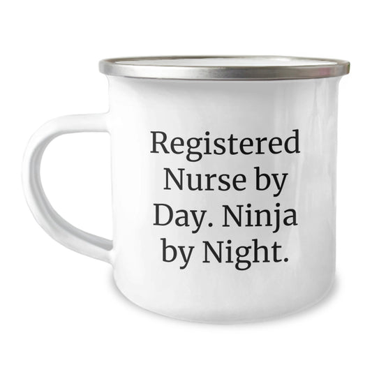 Registered Nurse Gifts, Camping Mug, Funny Quote, Graduation Unique Gifts from Friends, Gifts for Registered Nurse - Image 1