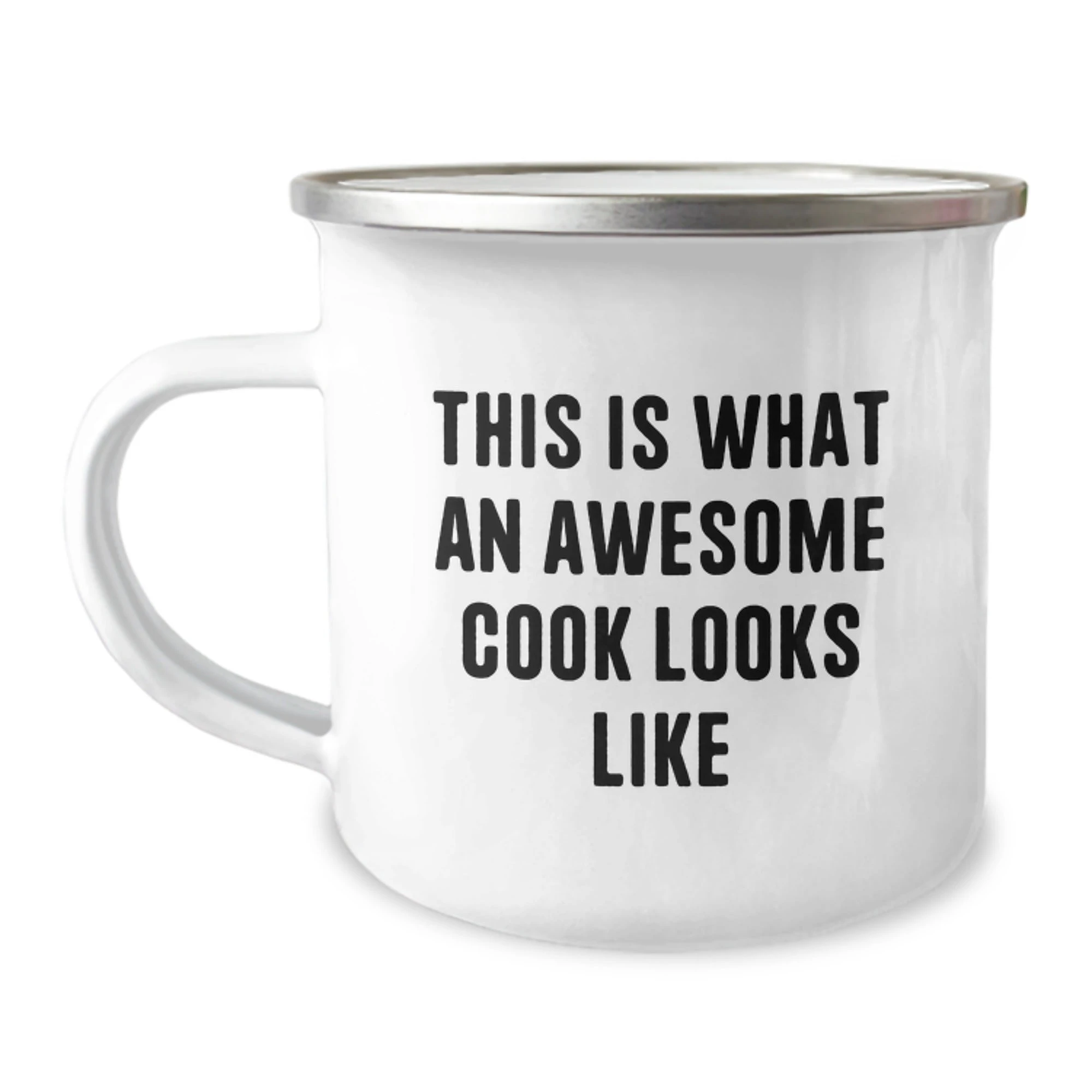 Funny Camping Mugs for Cook Enthusiasts Gifts from Friends and Family, This Is What An Awesome Cook Looks Like, Christmas Unique Gifts for Men and Women