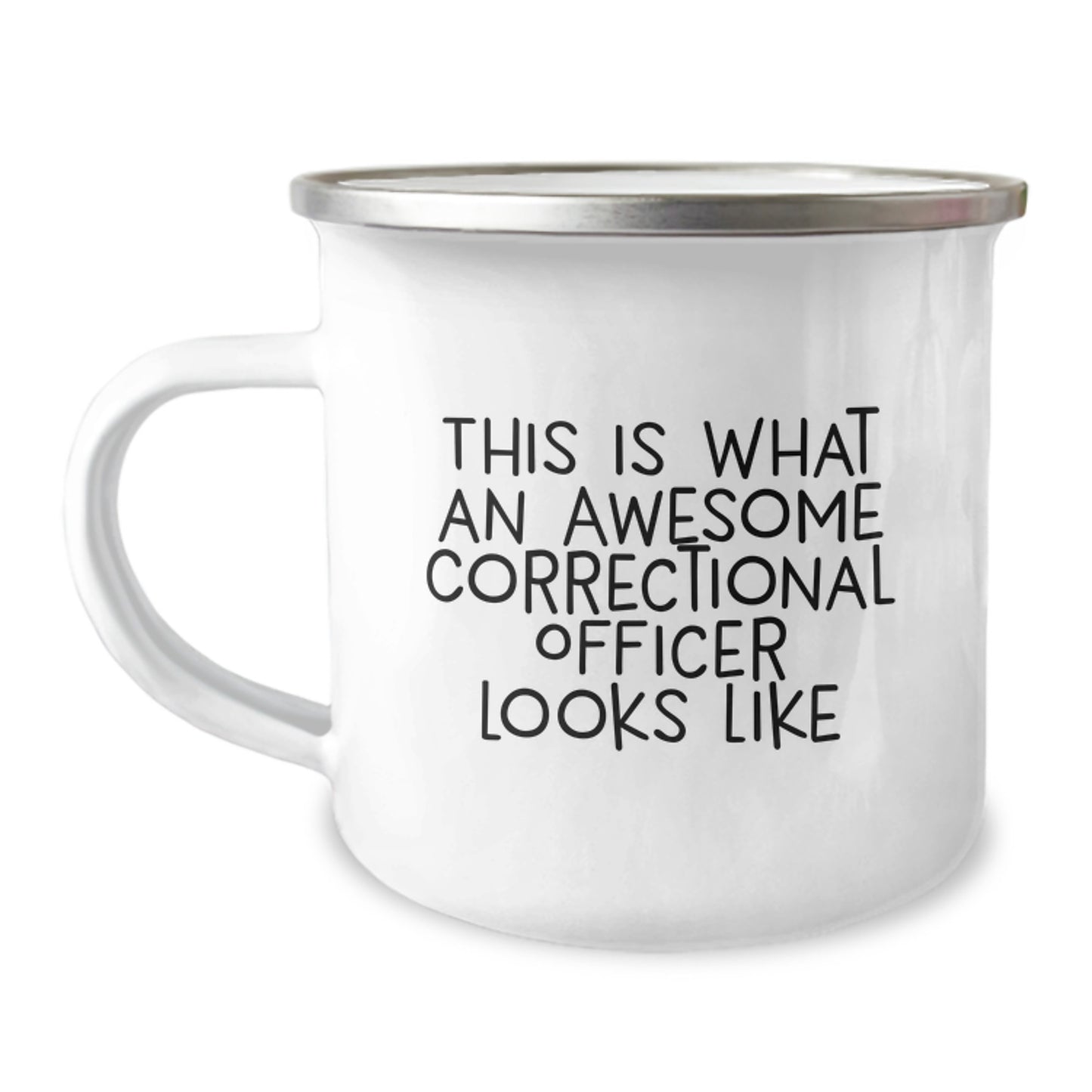 Funny Correctional Officer Gifts, Unique Christmas Unique Gifts for Correctional Officer Men from Friends and Family, This Is What An Awesome Correctional Officer Looks Like Camping Mug - Image 1