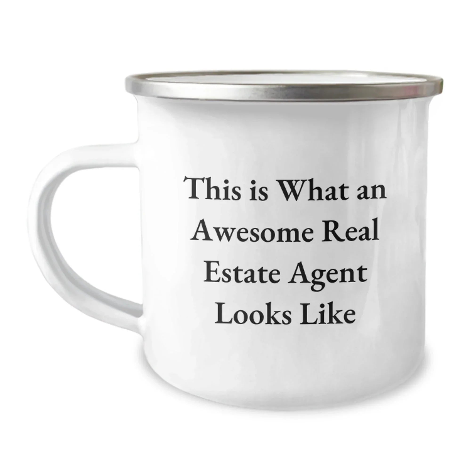 Gifts from Family, Friends, or Coworkers - Funny Real Estate Agent Camping Mug - Unique Christmas Unique Gifts for Real Estate Agents, Men, or Women
