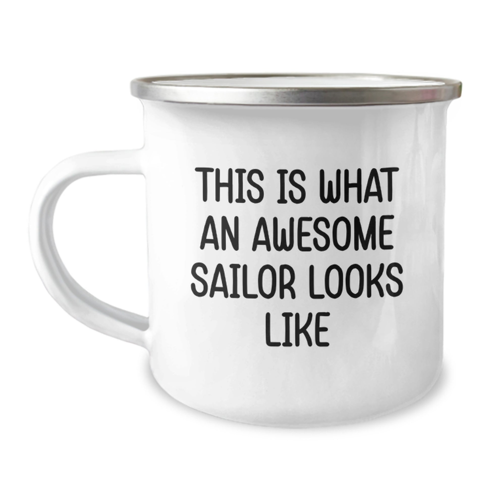 Funny Sailor Gifts from Men Gifts for Sailor Friends and Family - This Is What An Awesome Sailor Looks Like Camping Mug for Graduation - Image 1