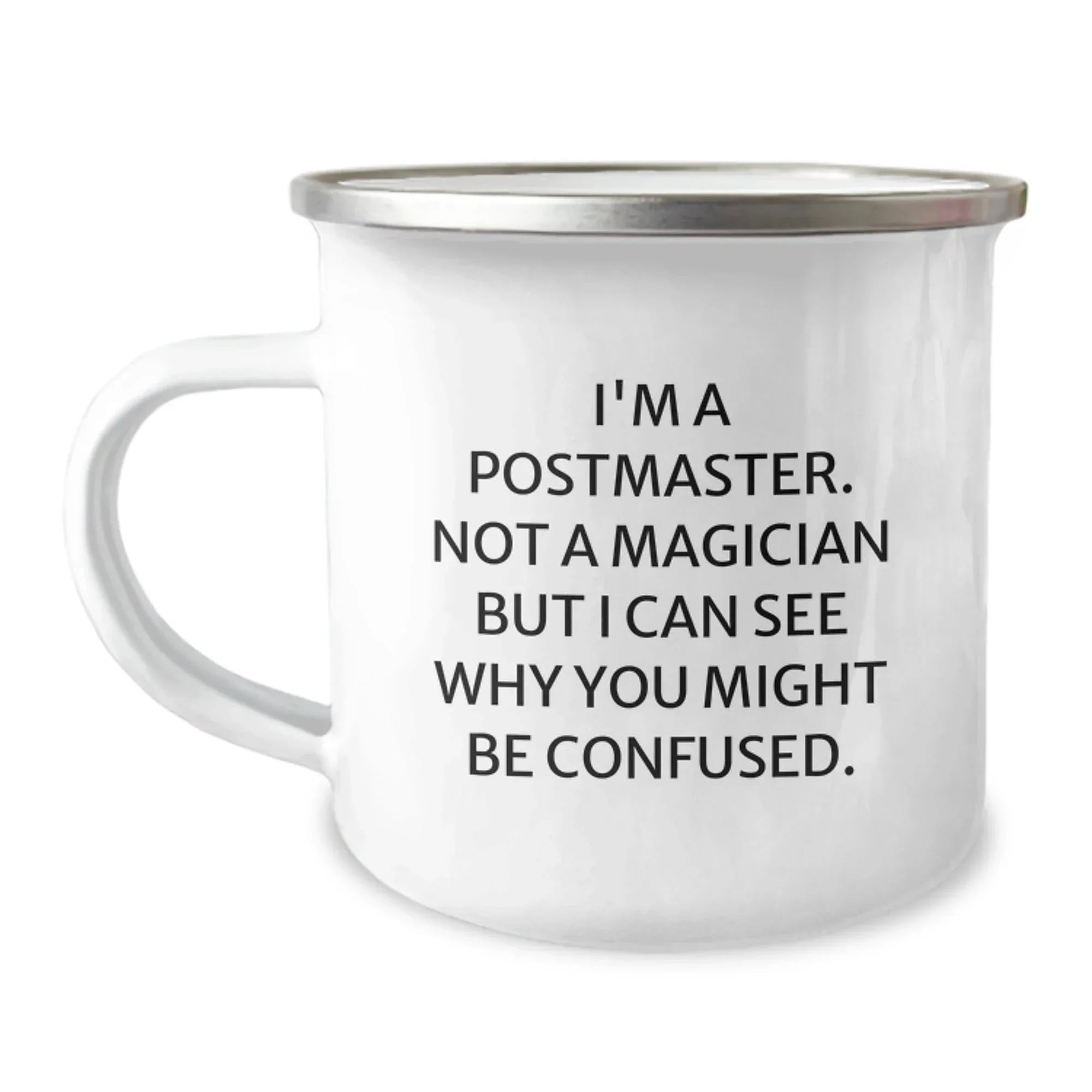 Funny Postmaster Gifts, Camping Mugs for Men, Women, or Friends, Unique Christmas Unique Gifts from Postmaster to Family
