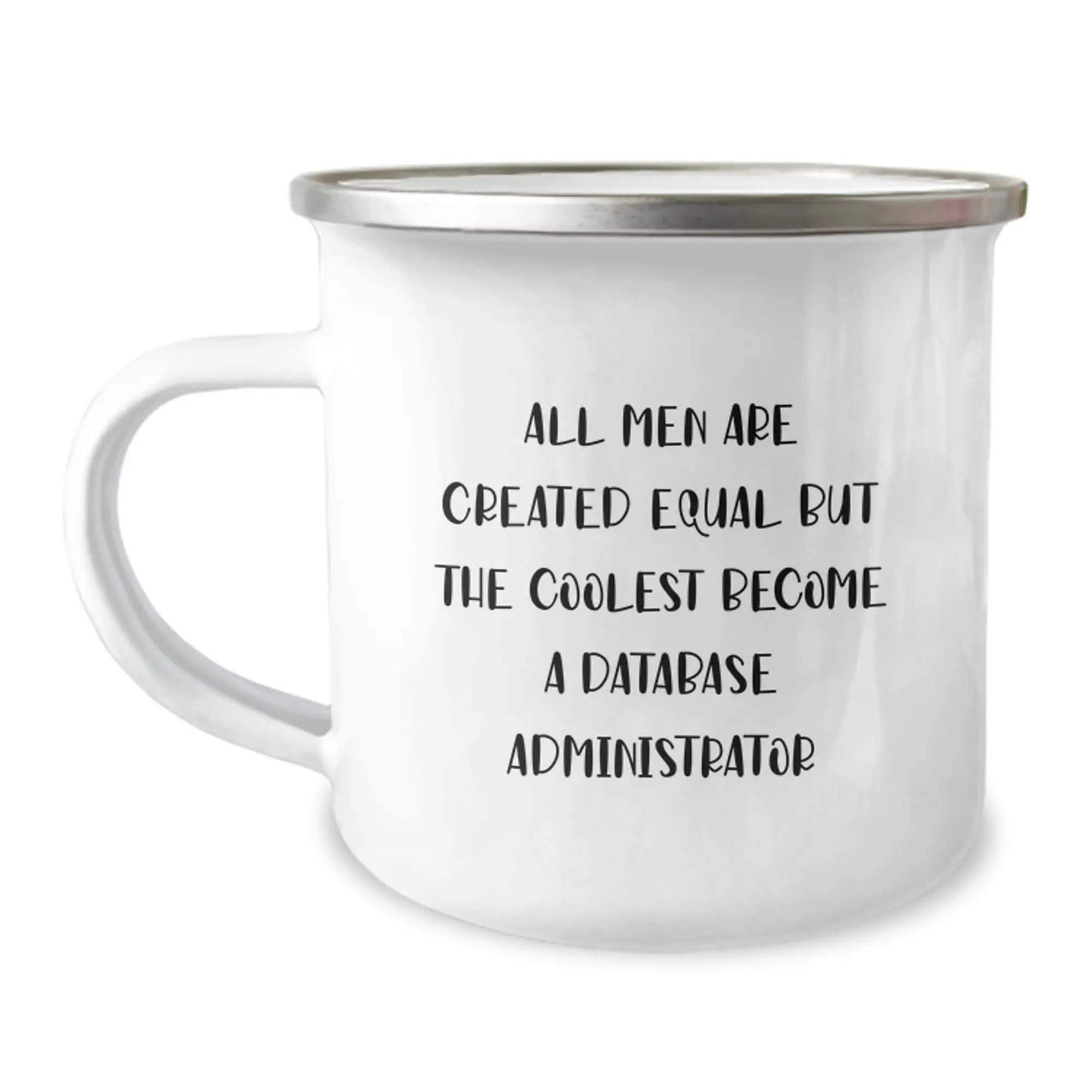 Birthday Gift for Her Database Administrator Camping Mug Present - Image 1