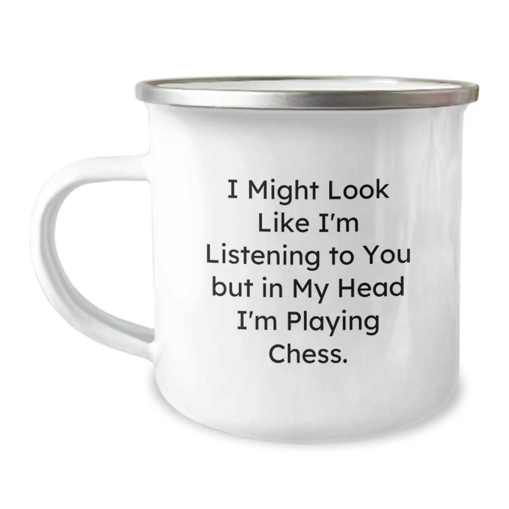 Funny Chess Camping Mug Gifts from Friends for Birthday - Image 1