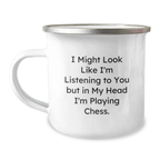 Funny Chess Camping Mug Gifts from Friends for Birthday - Image 1