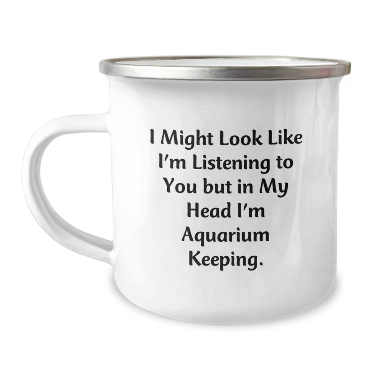 Funny Aquarium Keeping Camping Mug Gifts from Men for Friends during Christmas - Image 1