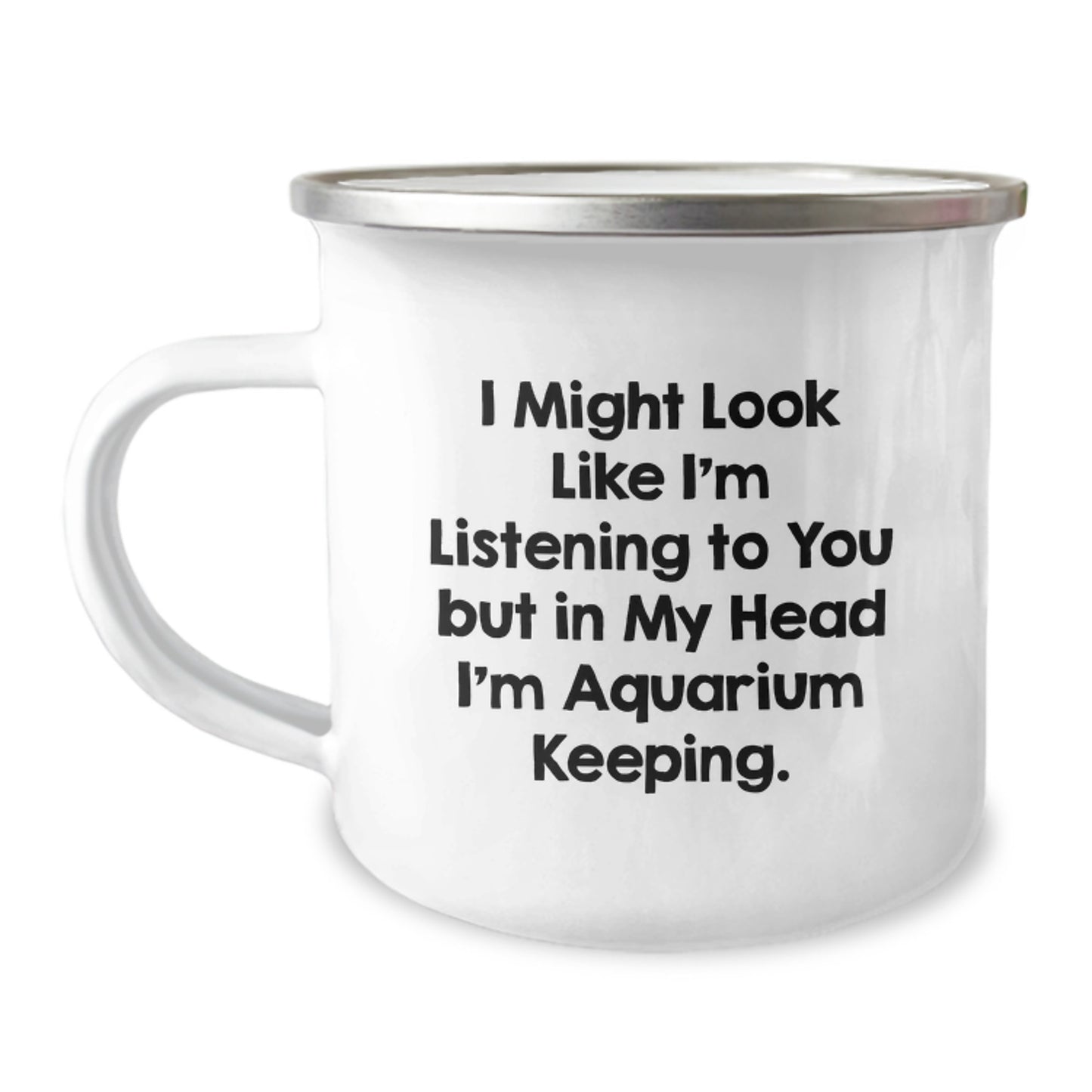 Funny Aquarium Keeping Gifts for Men, Unique Christmas Unique Gifts from Friends to Family, Camping Mug for Aquarium Lovers - Image 1