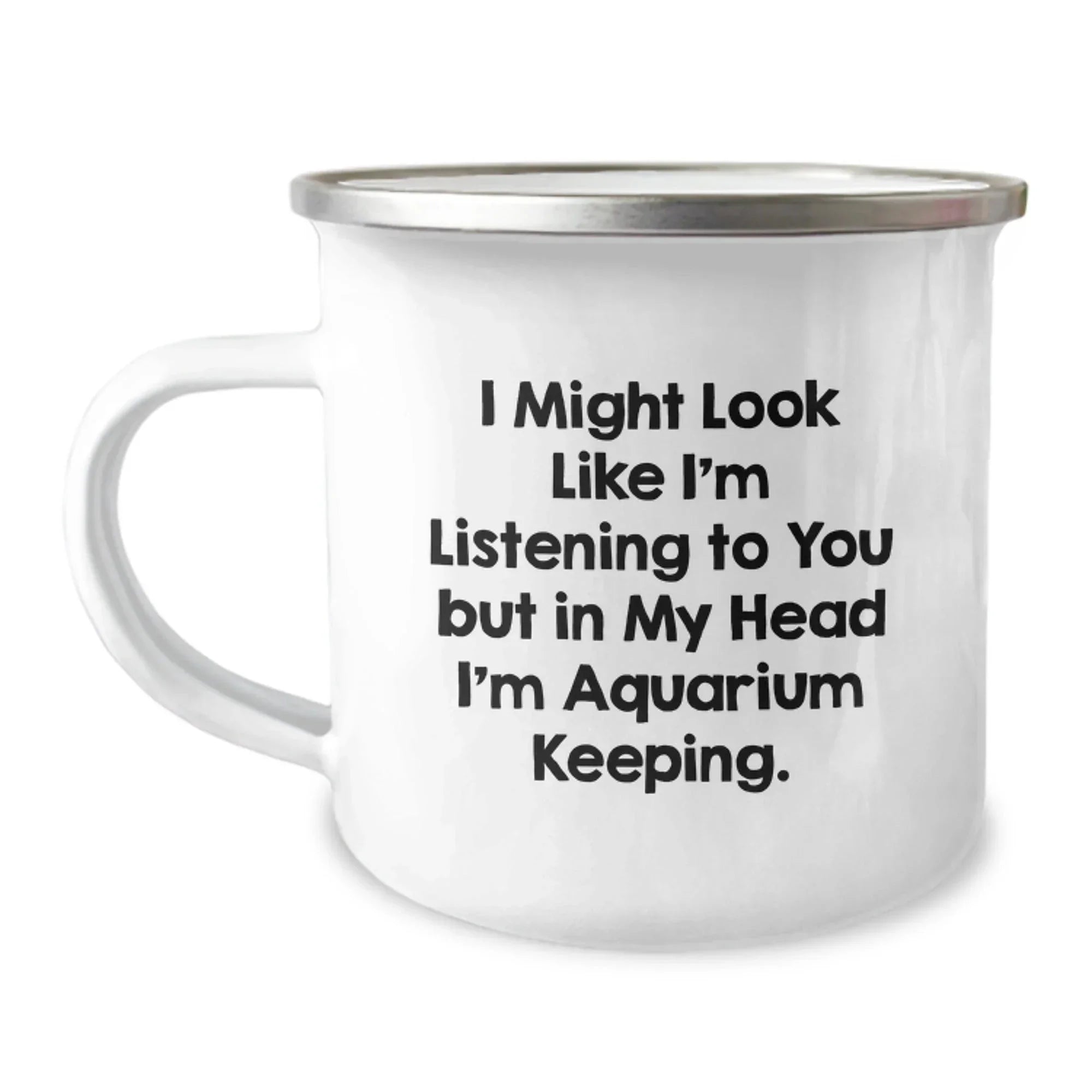 Funny Aquarium Keeping Gifts for Men, Unique Christmas Unique Gifts from Friends to Family, Camping Mug for Aquarium Lovers