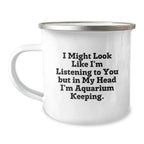 Funny Aquarium Keeping Gifts for Men, Unique Christmas Unique Gifts from Friends to Aquarium Keeping Enthusiasts, Funny Camping Mug